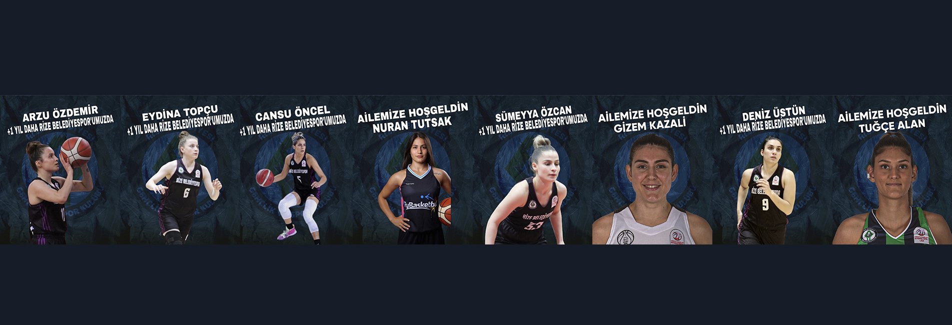 Rize Belediyespor Kadın Basketbol Takımı, 6 Oyuncuyla Anlaşma Sağladı