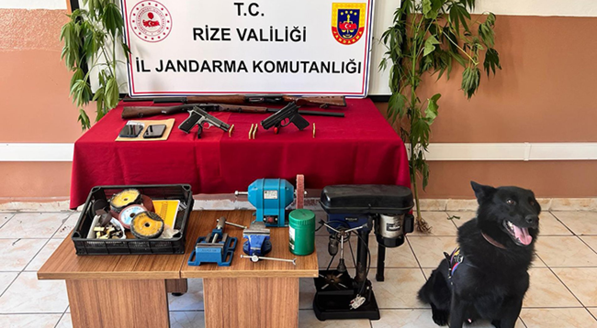 Rize'de Kaçak Silah İmal ve Ticareti Kapsamında 7 Şüpheli Yakalandı