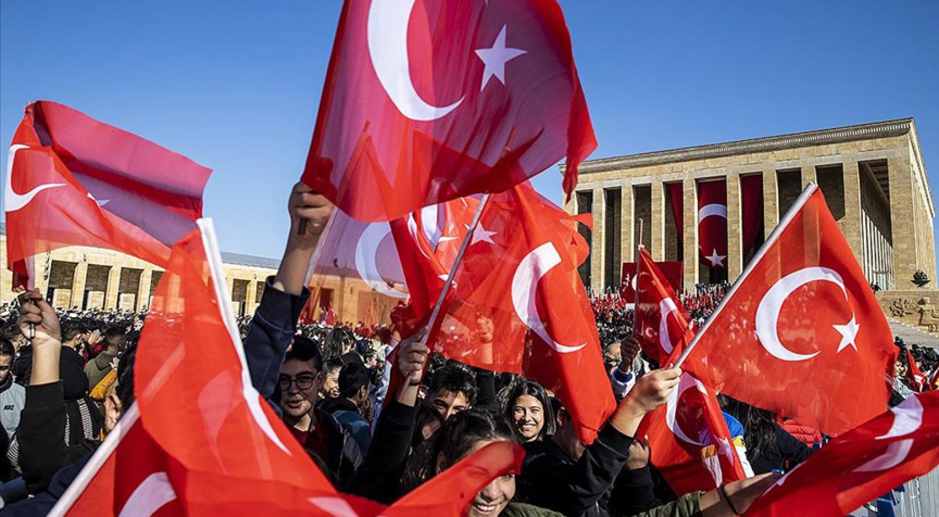 Anıtkabir'de 29 Ekim Cumhuriyet Bayramı coşkusu