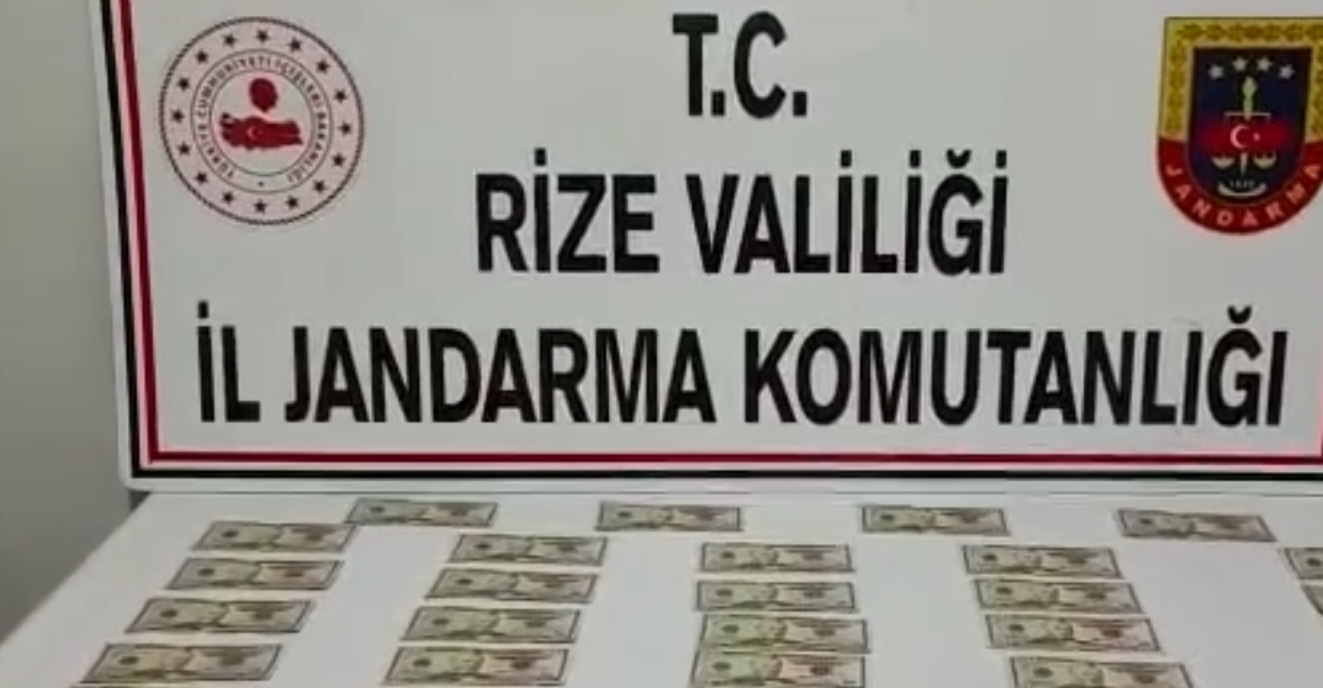 Rize'de Sahte Dolar Operasyonu