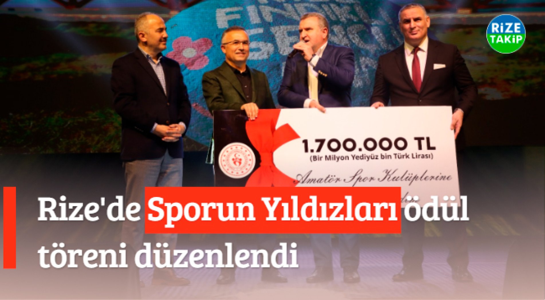 Rize'de 'Sporun Yıldızları' Ödüllendirildi