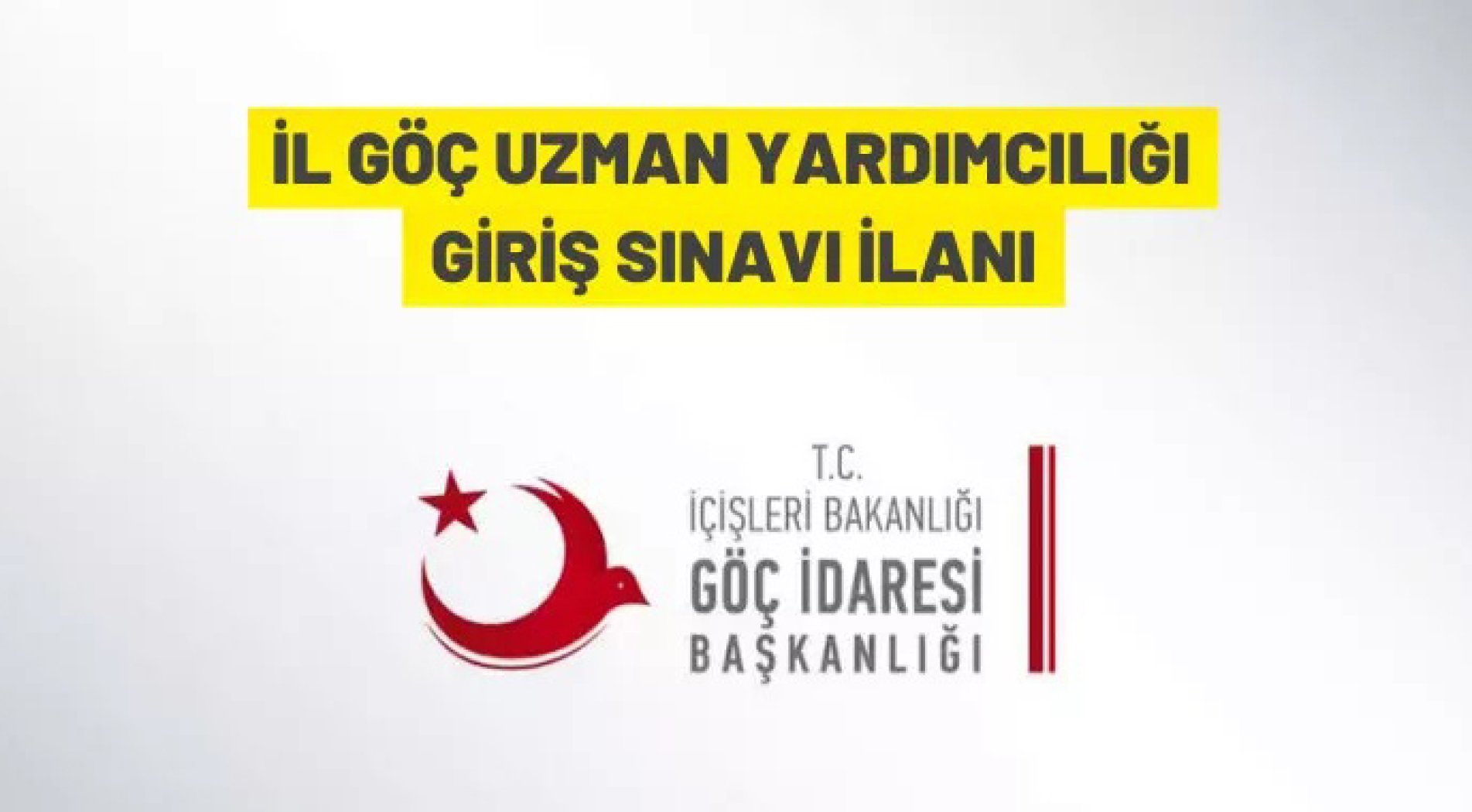 100 İl Göç Uzman Yardımcısı alınacak