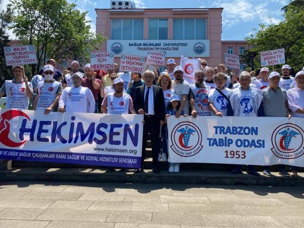 Trabzon’da hekimler taleplerini açıkladı