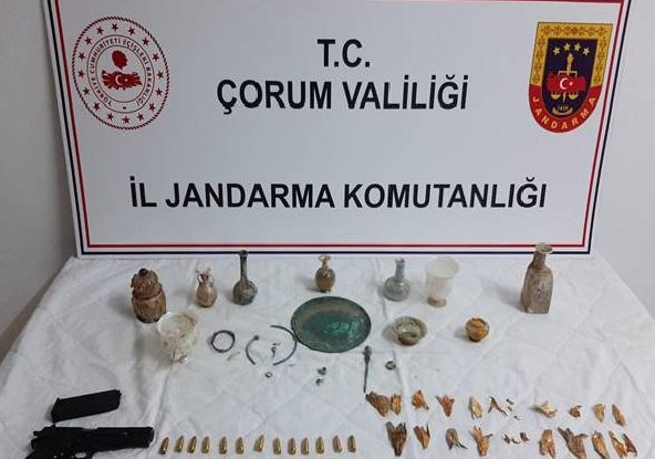 Çorum’da 1 yılda kaçak kazı yapan 46 kişi yakalandı