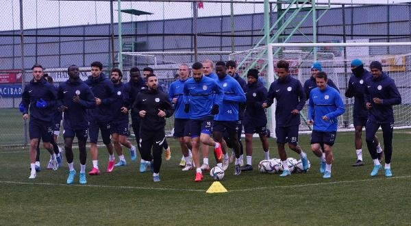 Çaykur Rizespor, Galatasaray maçı hazırlıklarına devam ediyor