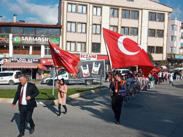 Tokat'ta 29 Ekim Cumhuriyet Bayramı yürüyüşü