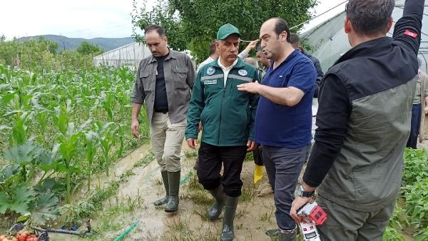 Bakan Kirişci'den selin vurduğu Zonguldak'ta inceleme