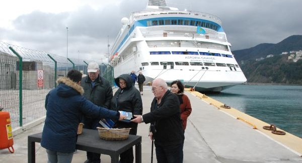 Amasra'ya kruvaziyerle 5 ayda 5 bin 183 turist