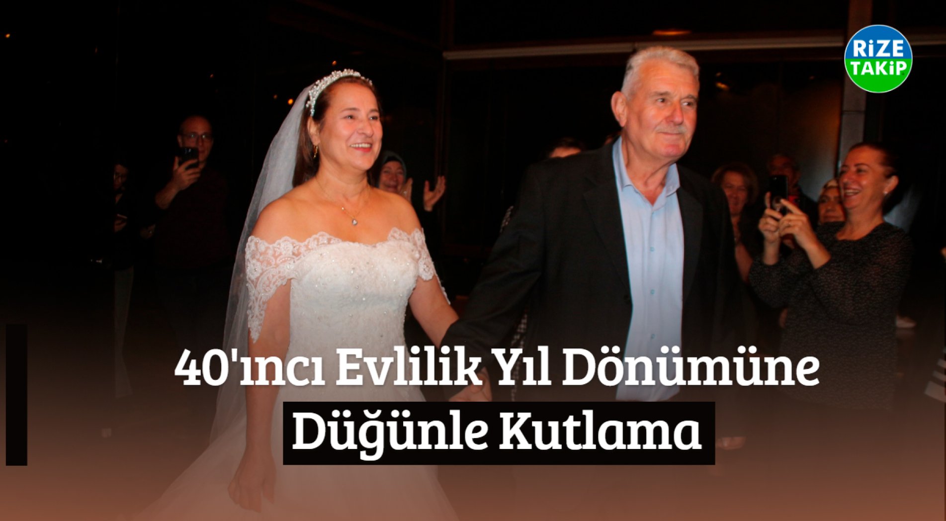 40'ıncı Evlilik Yıl Dönümüne Düğünle Kutlama