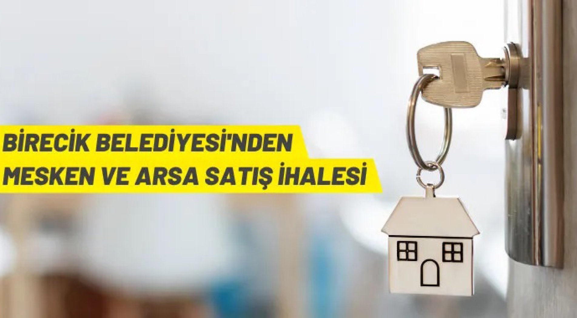 Birecik Belediye Başkanlığından arsa satışı