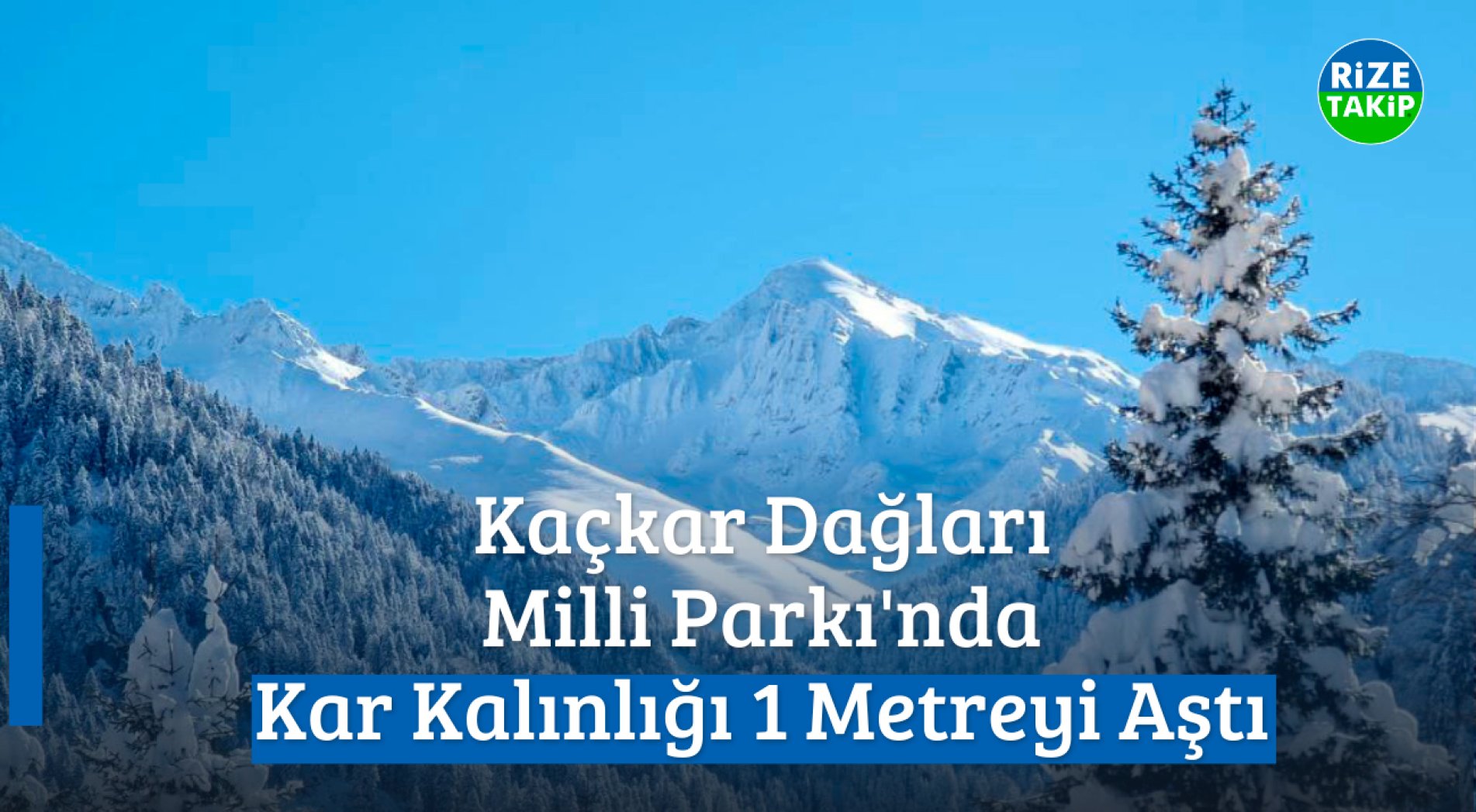 Kaçkar Dağları Milli Parkı'nda Kar Kalınlığı 1 Metreyi Aştı