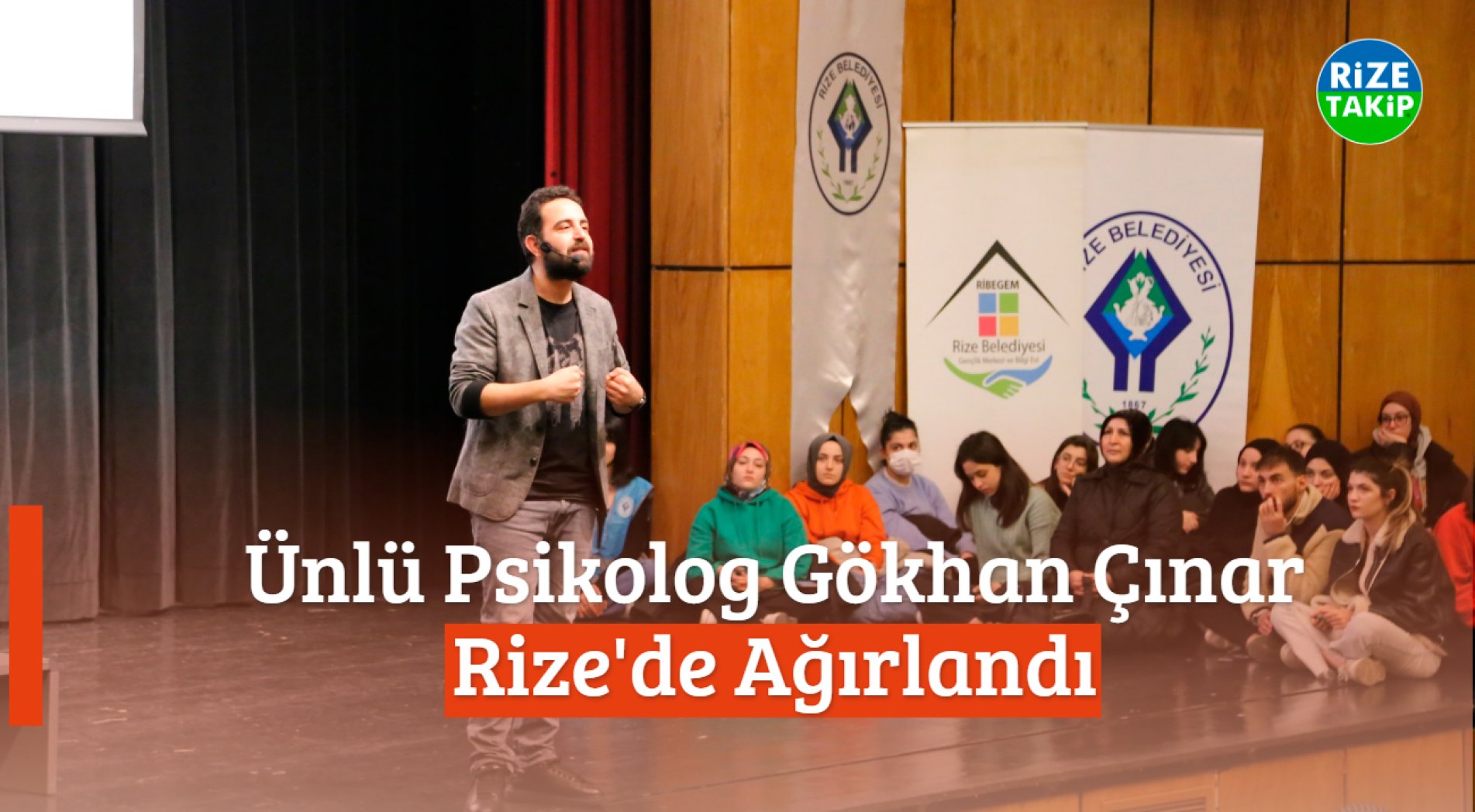 Ünlü Psikolog Gökhan Çınar Rize'de Ağırlandı