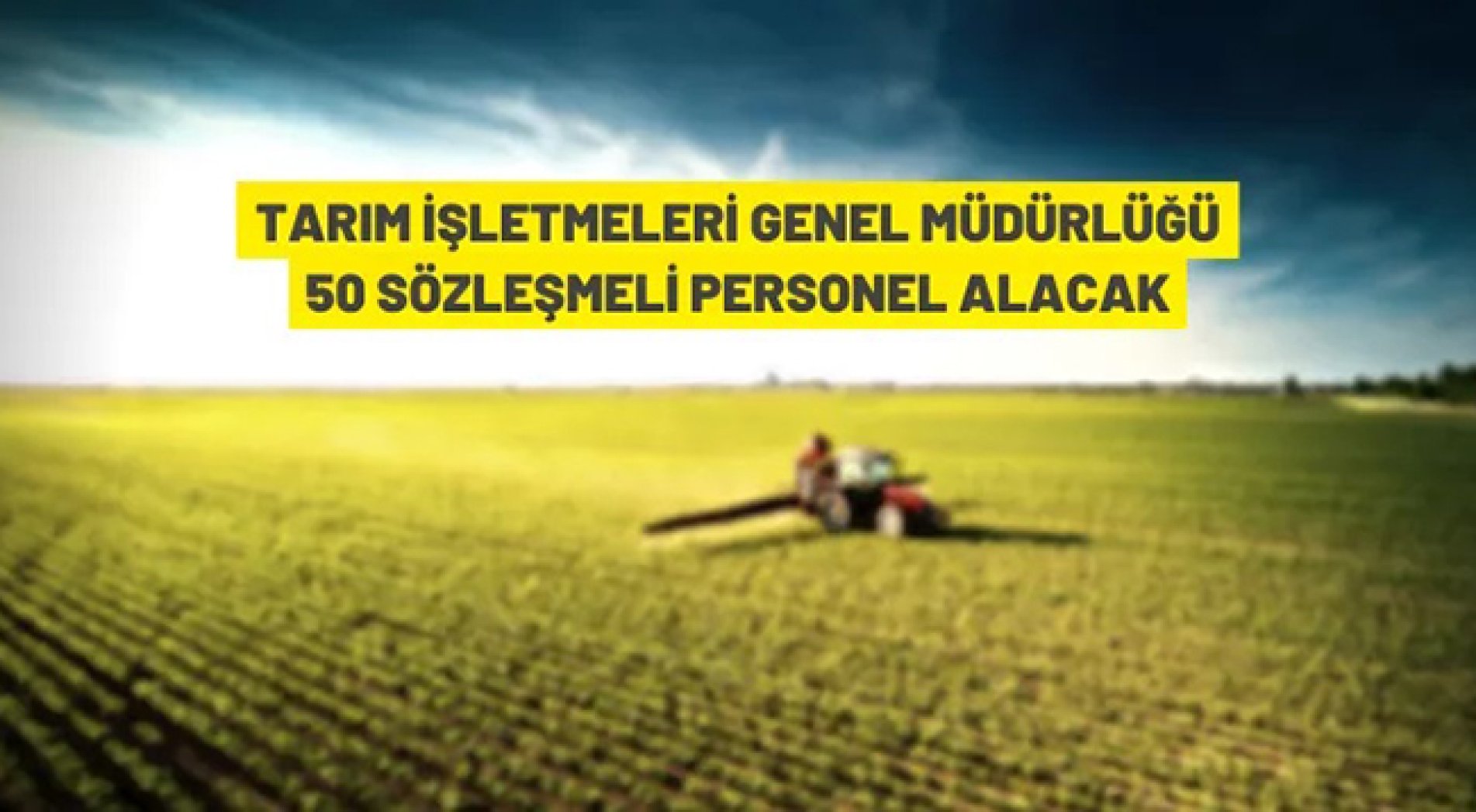 TİGEM 50 sözleşmeli teknik personel alınacak