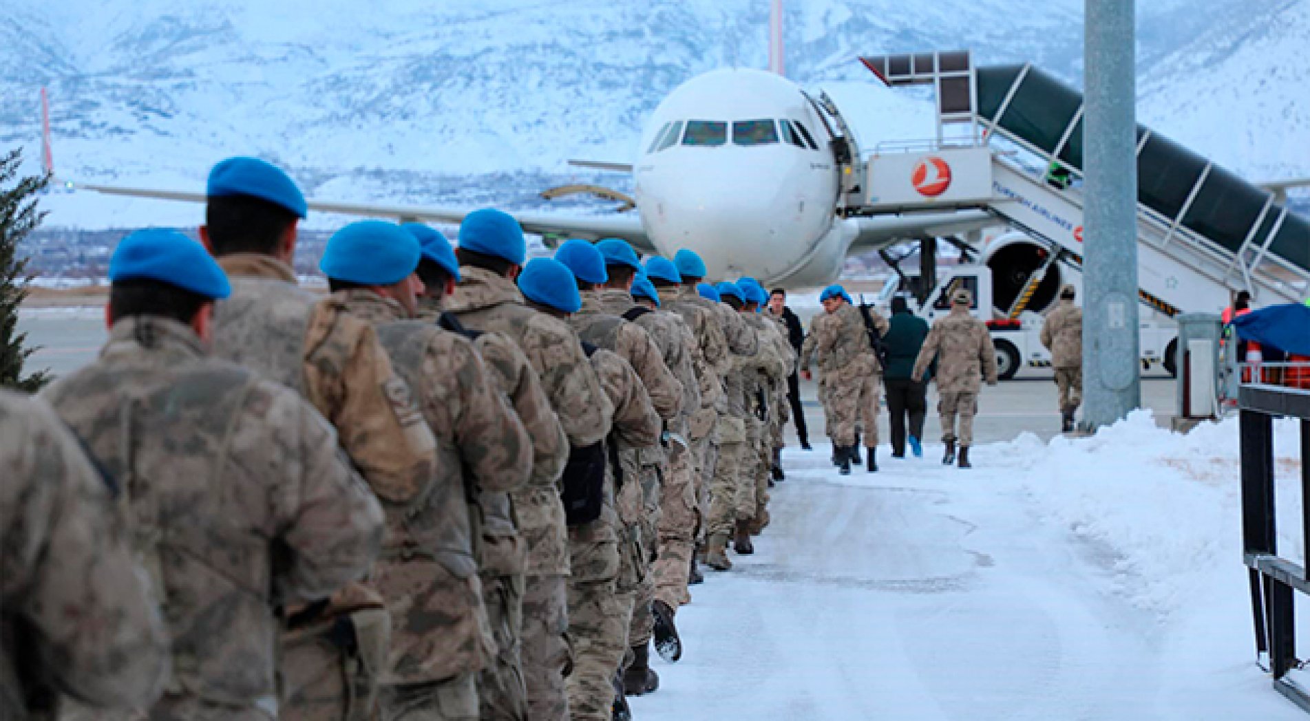 91 komando deprem afet bölgesine uğurlandı