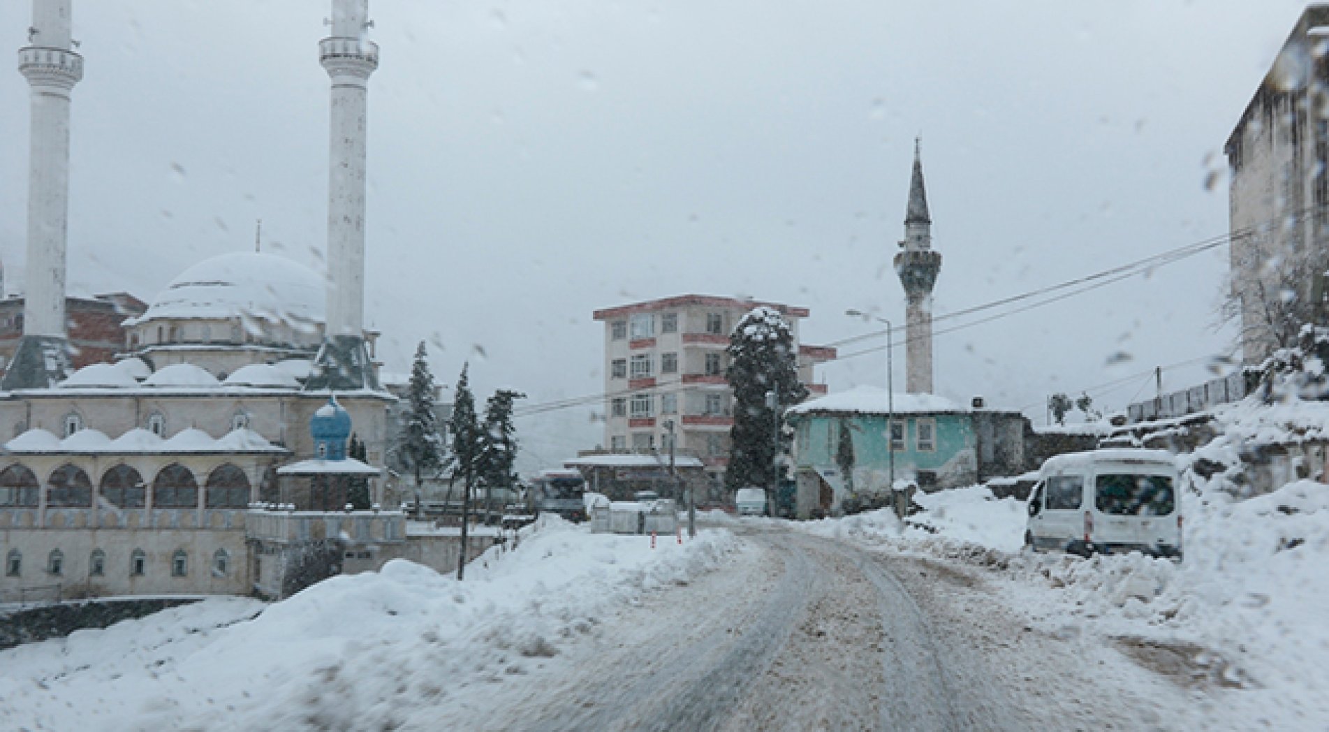 Rize'de Kar Etkisini Sürdürüyor