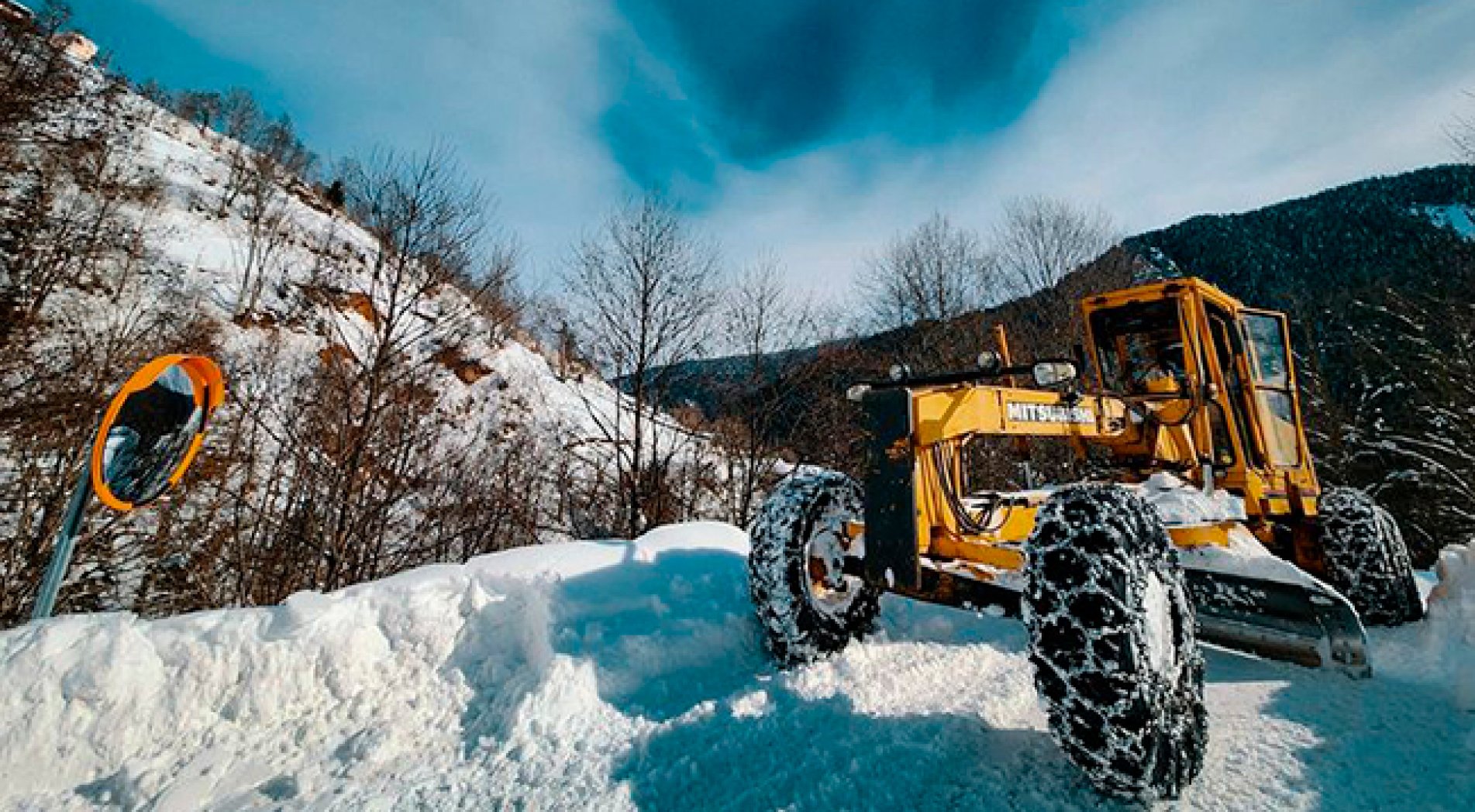 Rize'deKarla Mücadele Çalışmaları Devam Ediyor