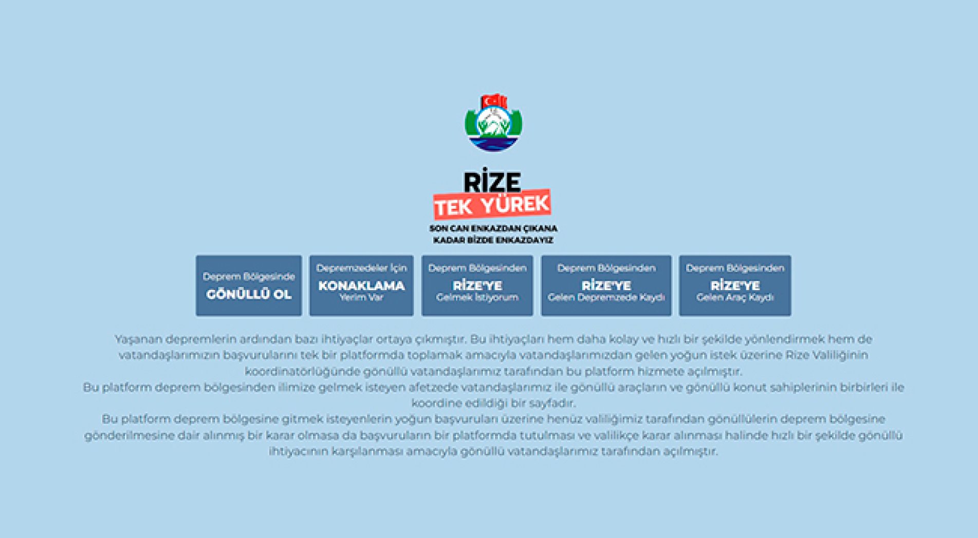 Rize Örnek Oldu