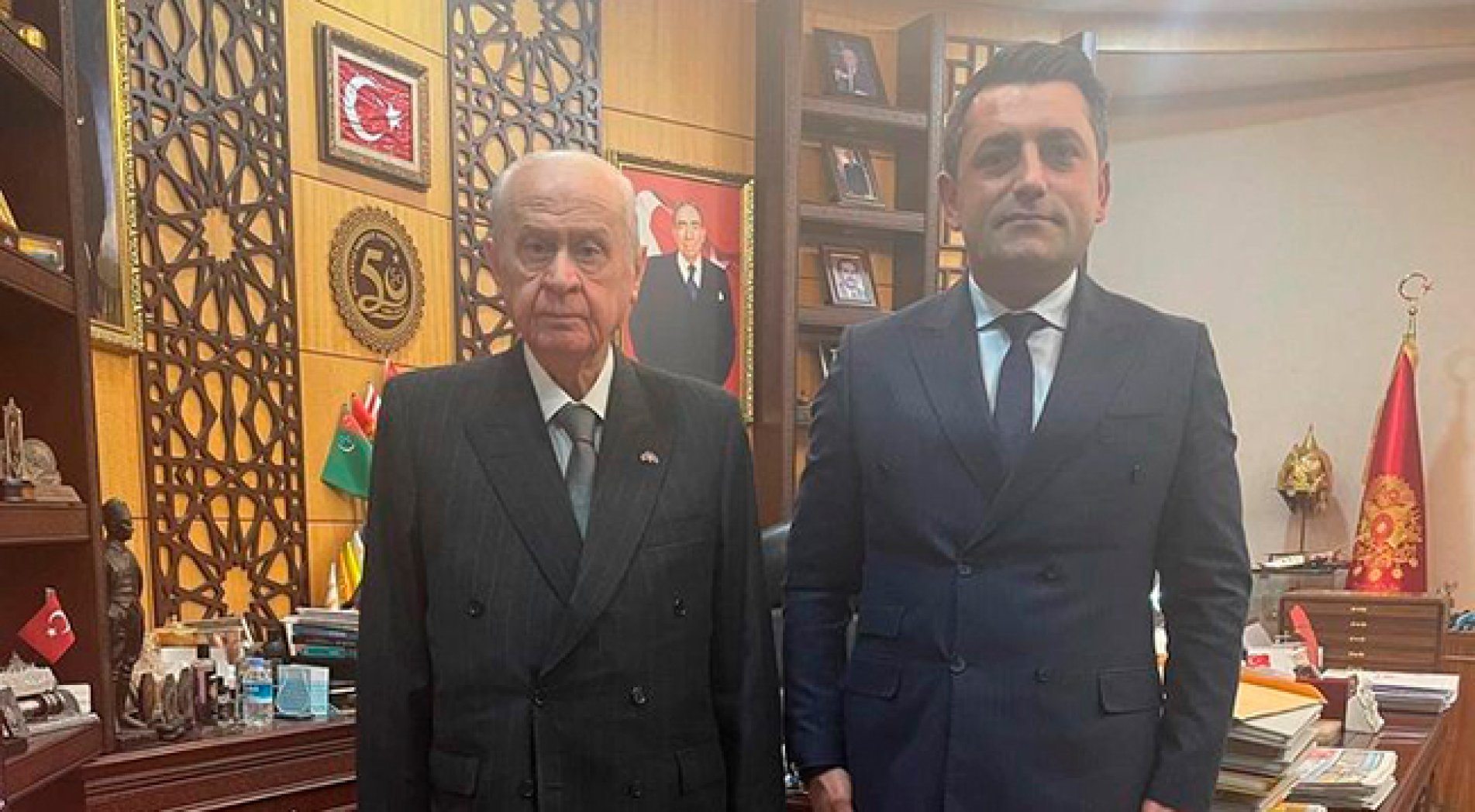 İl Başkanı Alkan, Bahçeli İle Görüştü