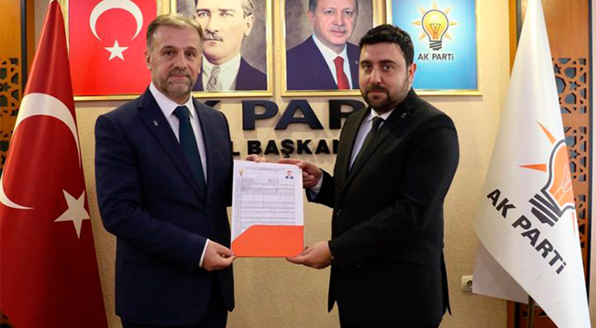 Kemal Şamlıoğlu AK Parti’den aday adaylık başvurusunu yaptı