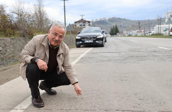 Ordu’da 15 yıl önce yapılan ‘bor’lu yol dayanaklığıyla dikkat çekiyor