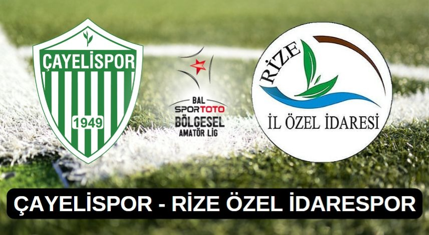 Çayelispor yine gol oldu yağdı, Rize Özel İdarespor boyun eğdi