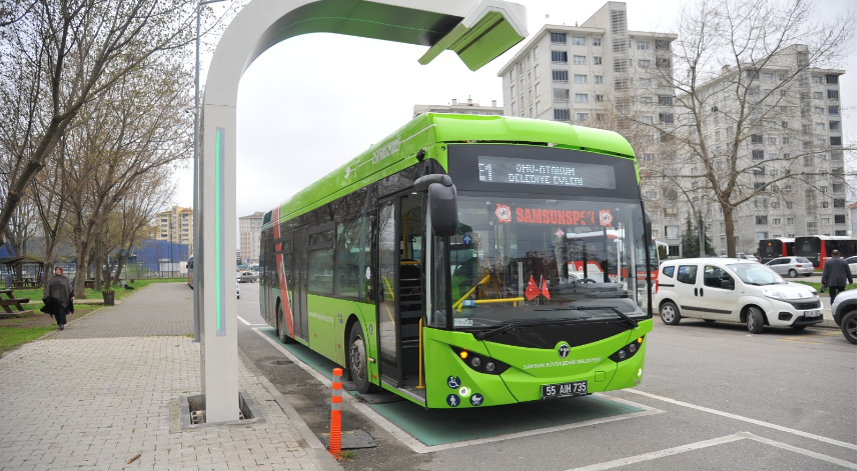 Elektrikli otobüsler 700 bin yolcu taşıdı