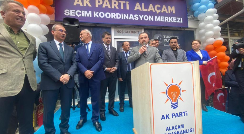 AK Parti Alaçam Seçim Koordinasyon Merkezi açıldı