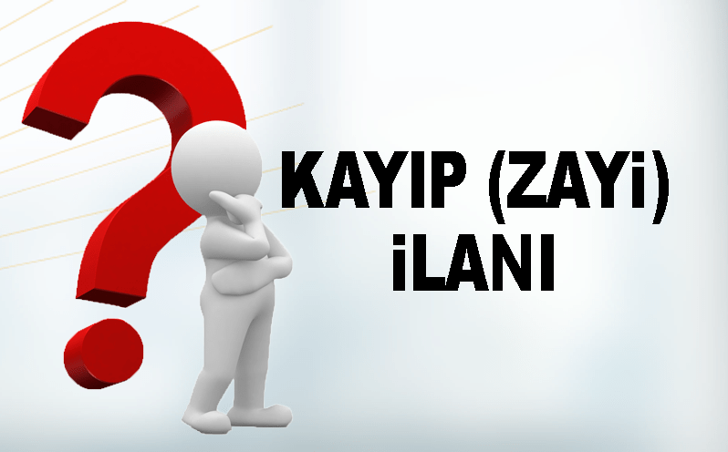 Zayi İlanı