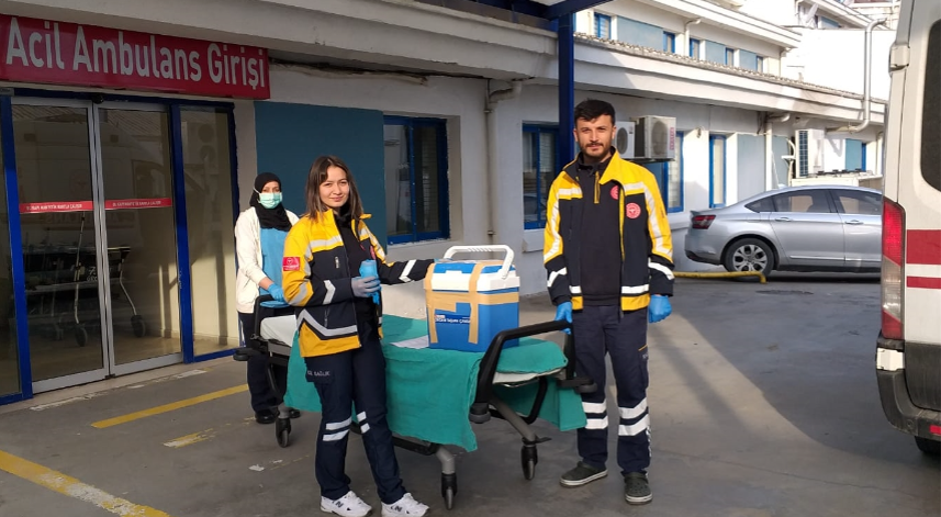 Ordu'da beyin ölümü gerçekleşen kadının organları 4 hastaya umut oldu