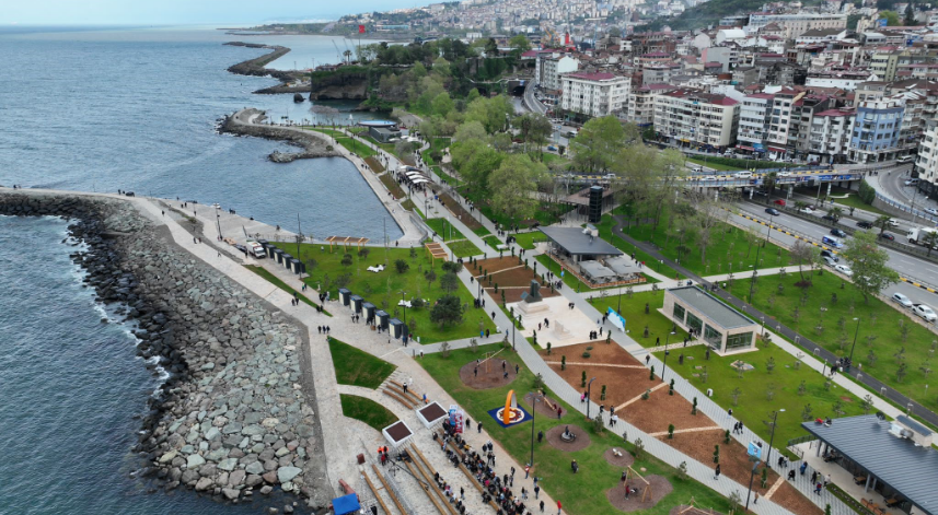 Trabzon'da Ganita-Faroz Sahil Düzenleme Projesi açıldı
