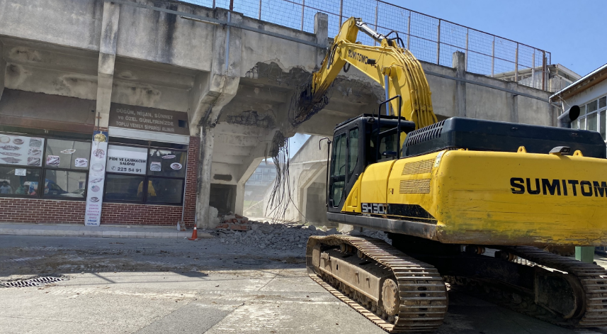 Ordu'da millet bahçesi yapılacak alanda çalışmalara başlandı