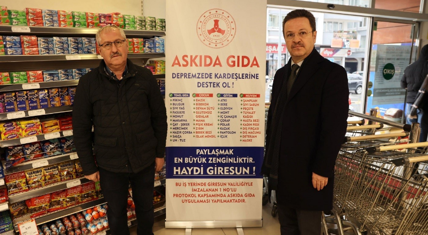 Giresun’da 'Askıda Gıda' kampanyasında 217 bin lira toplandı