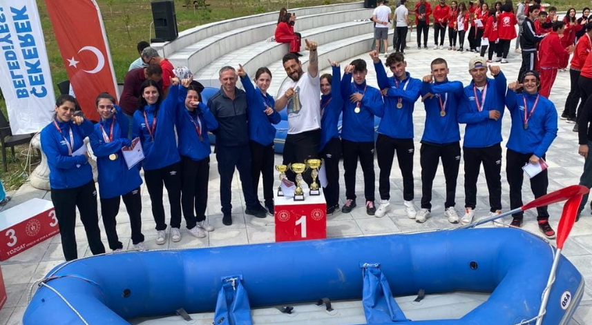 Güneysu Spor Lisesi'nde iki Türkiye şampiyonluğu