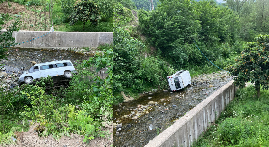 Trafik kazası: 1'i ağır 5 yaralı