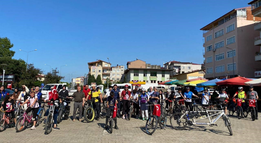 Giresun doğa ve sağlık için pedal çevirdi