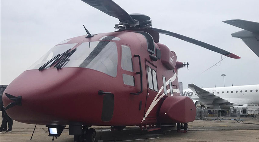 Türkiye'nin yeni helikopteri T925 ilk kez vitrine çıktı