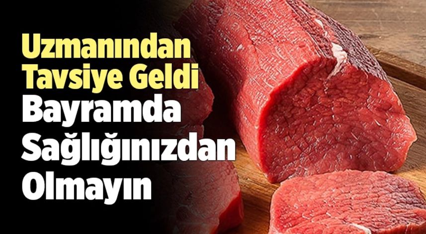 Özbingül: Bayramda sağlığınızdan olmayın