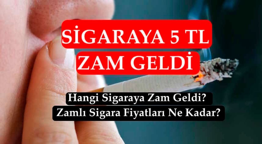 Sigaraya dev zam açıklandı! Alkole de zam geliyor