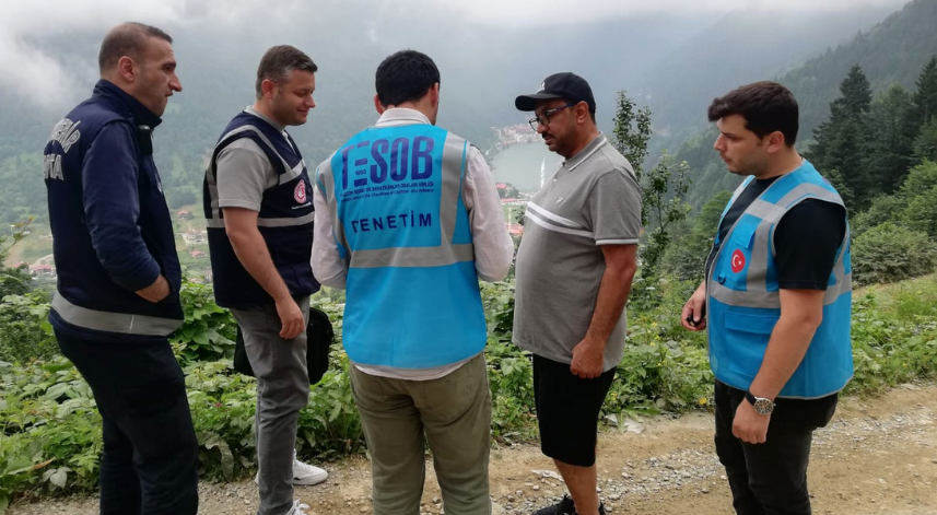 Trabzon'da turizm sezonunda denetimler aralıksız sürüyor