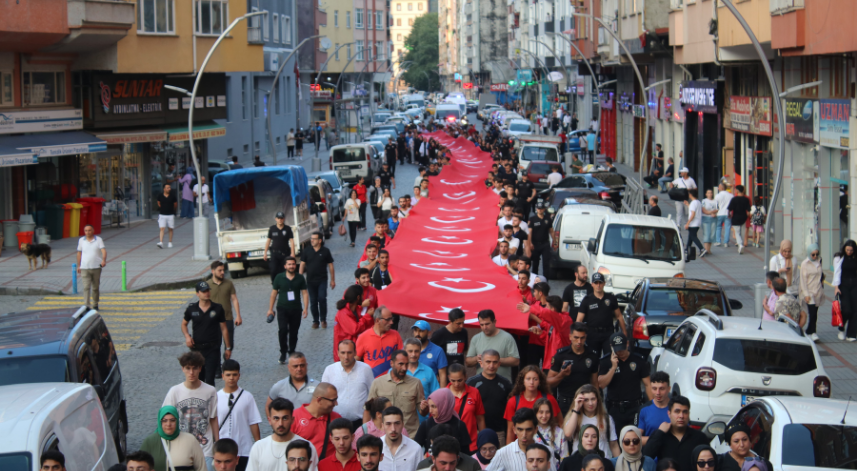 Rize'de '15 Temmuz Demokrasi ve Milli Birlik Günü' anma etkinlikleri yapıldı