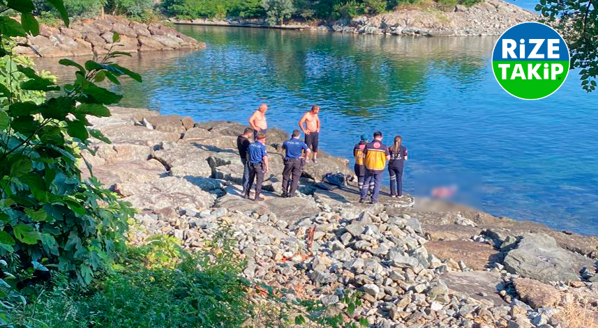 Rize'de denize giren bir kişi boğuldu