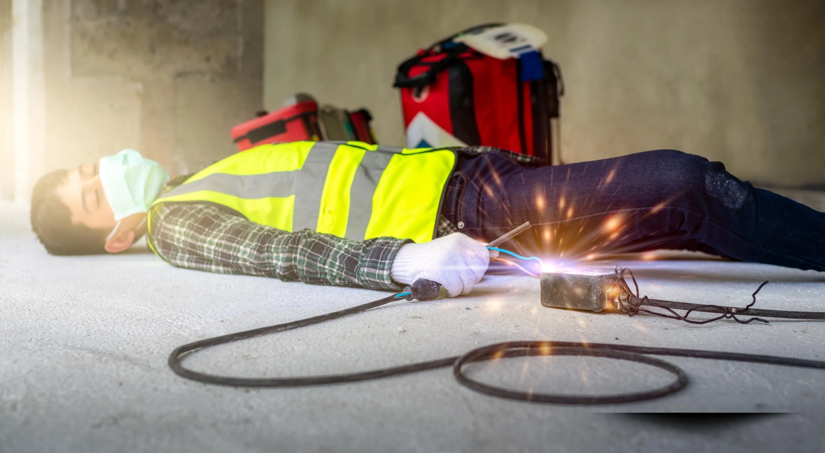 Elektrik akımına kapılan 2 kişiden biri öldü