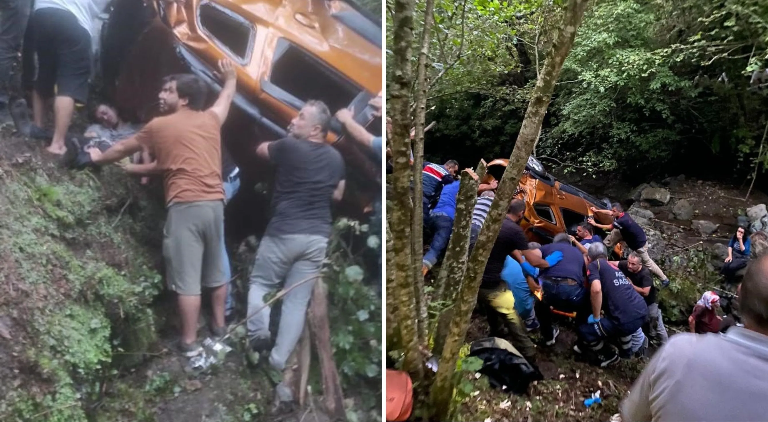 Ortalık savaş alanına döndü... Giresun’da trafik kazası: 1 ölü, 4 yaralı