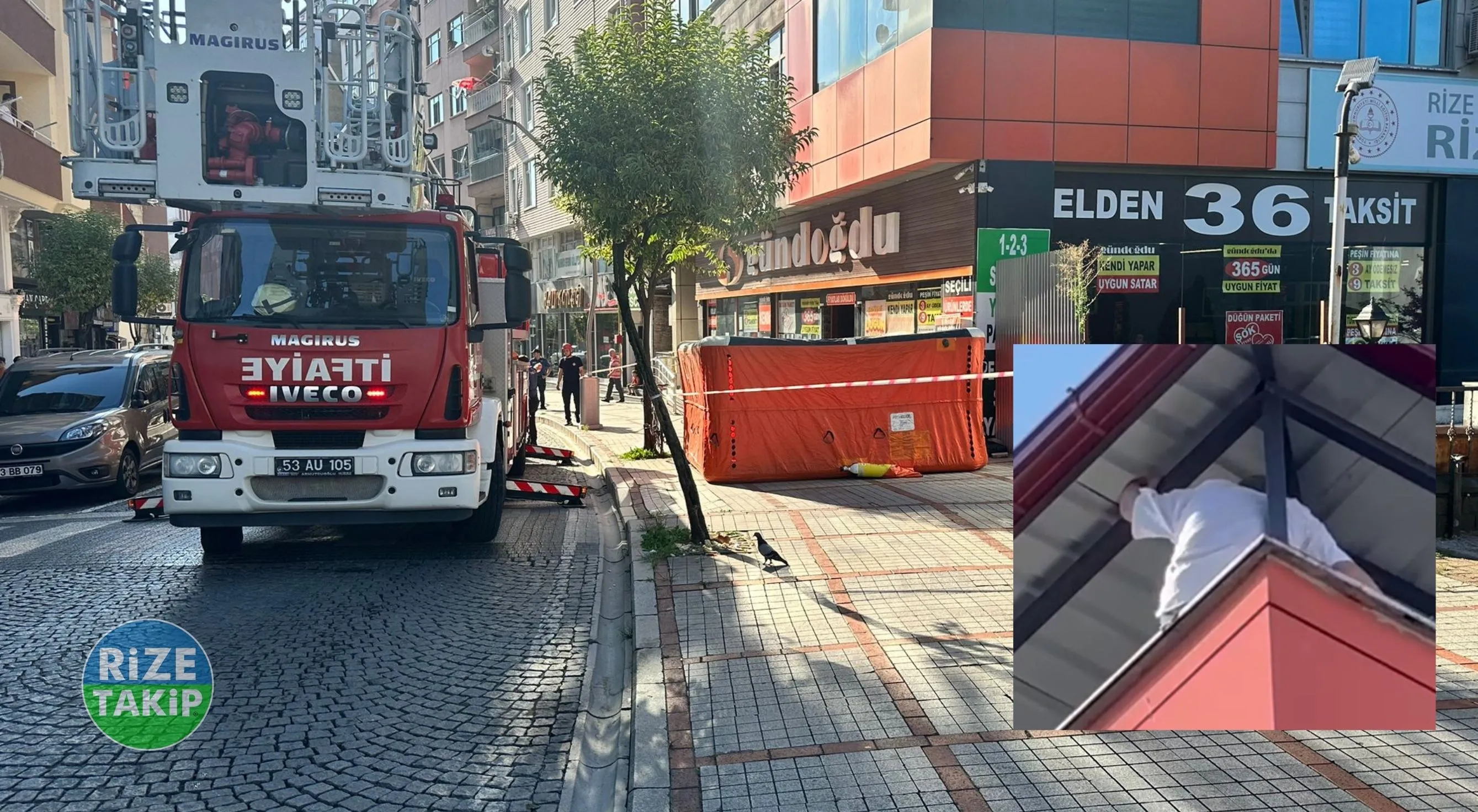 Rize’deki intihar girişimi yürekleri ağza getirdi 