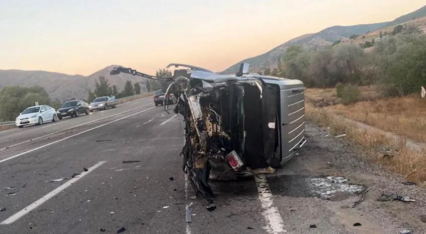 Gümüşhane’de trafik kazası: 2’si ağır 7 yaralı