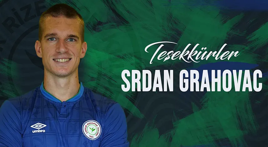 Çaykur Rizespor'da Grahovac ile yollar ayrıldı