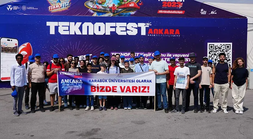 Karabük Üniversitesi öğrencileri TEKNOFEST'e katıldı