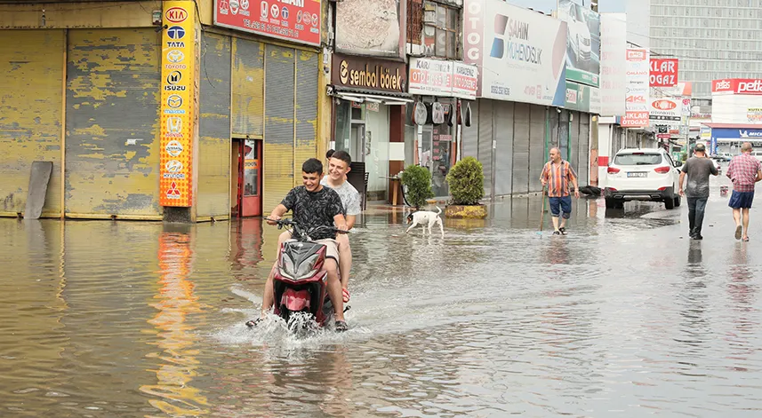 Doğu Karadeniz'de şiddetli yağmur su taşkınlarına neden oldu