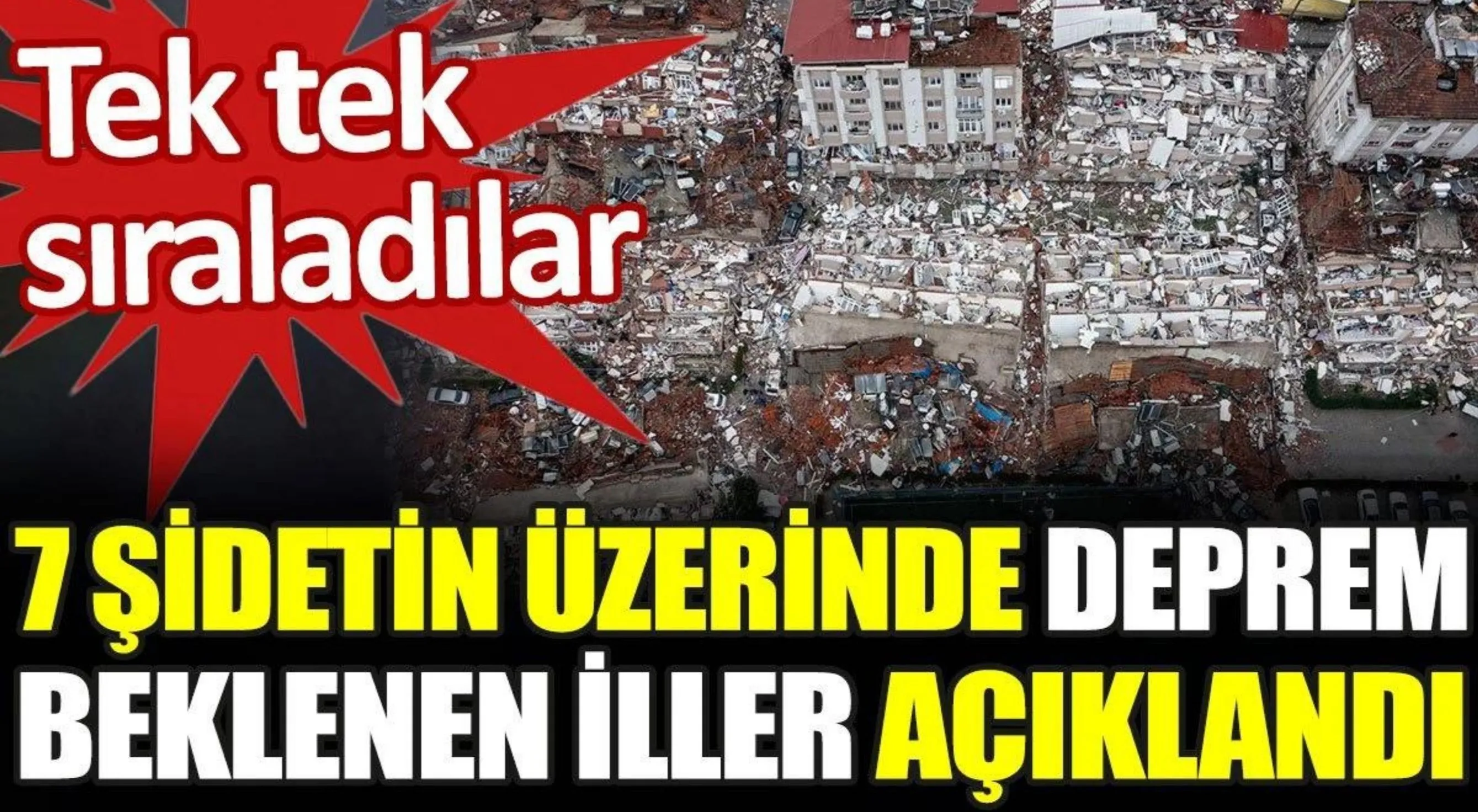 7 şiddetinde deprem beklenen yerler arasında Rize’nin komşu illide var