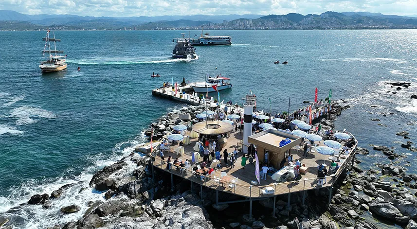 Ordu'da Fatsa Fener Adası hizmete açıldı